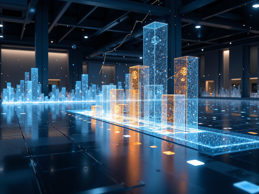 现代化城市天际线夜景，灯光璀璨的高楼大厦，象征着企业发展的美好前景和未来愿景